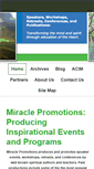 Mobile Screenshot of miraclepromotions.com